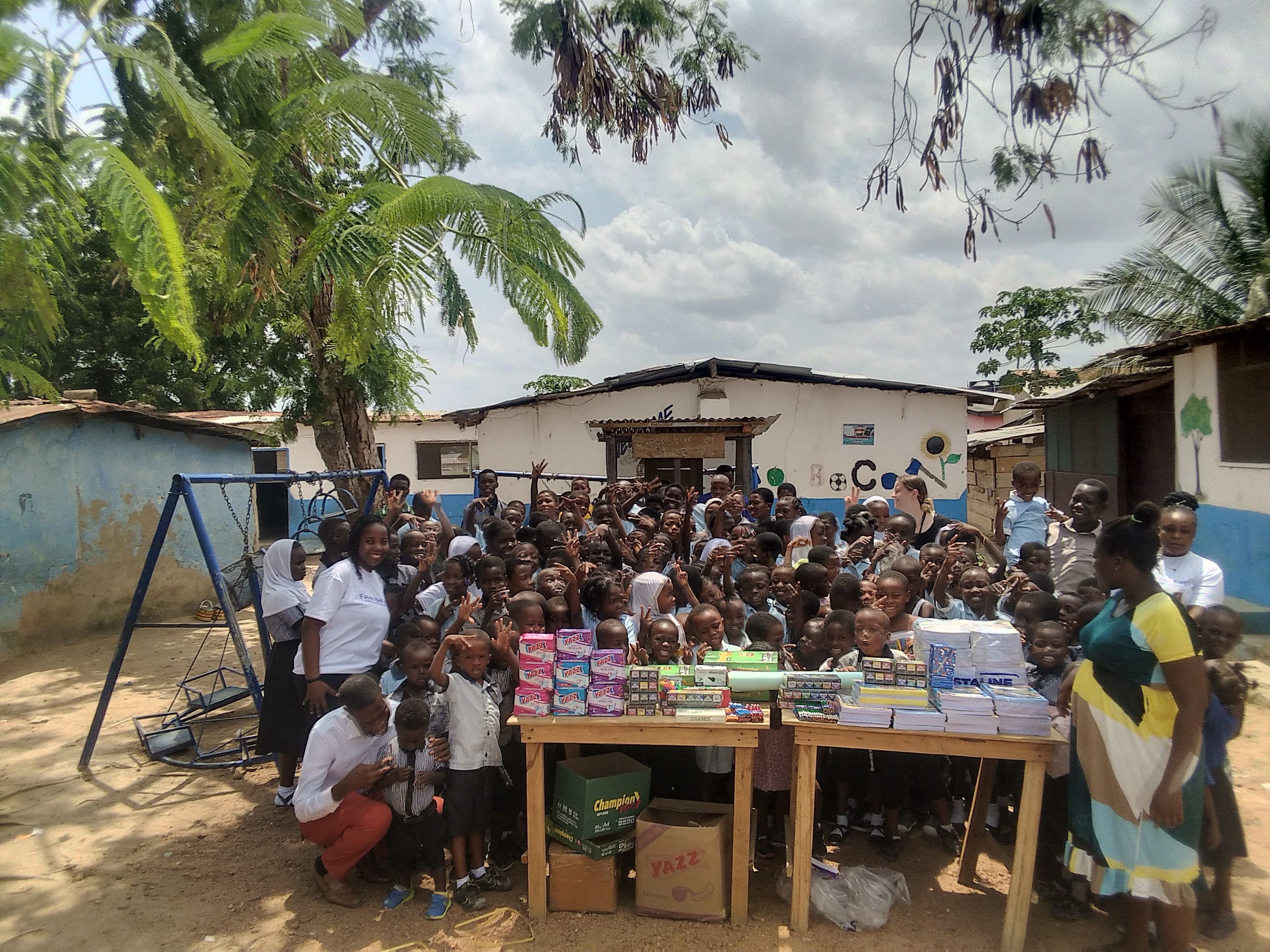 School supplies donation